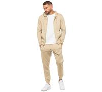 Enzo Mens Fleece Tracksuit Casual Hooded Zip Gym Hoodie Jogger Sportswear Set