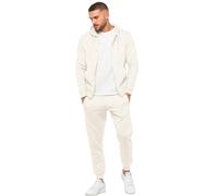 Enzo Mens Fleece Tracksuit Casual Hooded Zip Gym Hoodie Jogger Sportswear Set