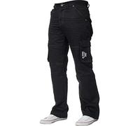 ENZO Mens Jeans EZ08 BLK 48R