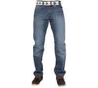 Enzo Mens Jeans EZ324 MSW 46S Mid Stonewash