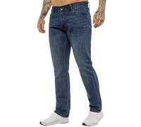 Enzo Mens Jeans Straight Leg Denim Trouser Cotton Regular Fit Pants All UK Sizes