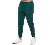 Enzo Mens Joggers Cargo Regular Fit Fleece Adjustable Waist Casual Sweatpants