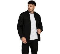 Enzo | Mens Lightweight Funnel Neck Jacket - Black / S