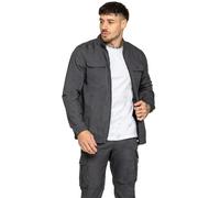 Enzo | Mens Lightweight Funnel Neck Jacket - Charcoal / XL