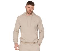 Enzo Mens Pullover Hooded Jumper - Oatmeal / S