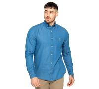 Enzo | Mens Regular Fit Denim Shirt - Blue / 2XL