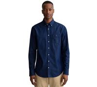 Enzo Men's Regular Fit Denim Shirt in Indigo | Size: XL Enzo Indigo XL