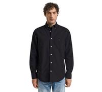 Enzo Men's Regular Fit Oxford Shirt in Black | Size: 2XL Enzo Black 2XL