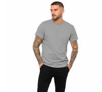 Enzo Mens Regular T Shirt Short Sleeve Plain Crew Neck Cotton Casual Top