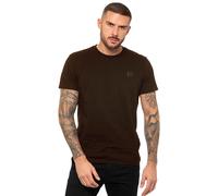 Enzo Mens Regular T Shirt Short Sleeve Plain Crew Neck Cotton Casual Top