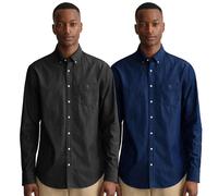 Enzo Mens Shirts Long Sleeve Cotton Casual Formal Work Plain Button-Up Top