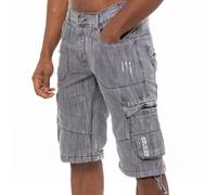 Enzo Mens Shorts Cargo Combat Work Shorts Pockets Knee Length Denim Half Pants