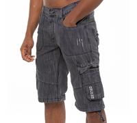 Enzo Mens Shorts Cargo Combat Work Shorts Pockets Knee Length Denim Half Pants