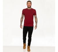 Enzo Mens T Shirts Cotton Short Sleeve T-shirt Slim Fit Muscle Crew Neck Tee Top