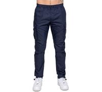 Enzo | Mens Tapered Cargo Pants - Navy / M