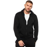 Enzo | Mens Zip Hoodie - Black / 2XL