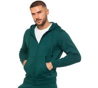 Enzo | Mens Zip Hoodie - Green / L