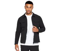 Enzo Milano | Mens Cargo Pockets Jacket - Black / 2XL