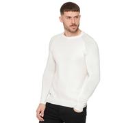 Enzo Milano | Mens Crew Neck Jumper - Ecru / L