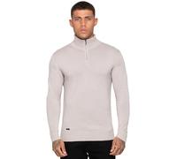 Enzo Milano | Mens Funnel Neck Knit Jumper - Stone / XL