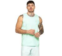 Enzo Milano | Mens Gym Tank Top - Light Green / L