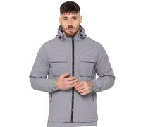 Enzo Milano | Mens Lightweight Cargo Jacket - Grey / M