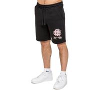 Enzo Milano | Mens Printed Summer Shorts - Black / 2XL