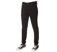 Enzo New Boys Designer Chino Jeans Skinny Stretch Fit Age 9,10,11,12,13,14,15 Black 29R