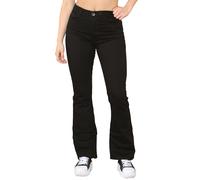 Enzo | Womens Bootcut Jeans - Black / 8