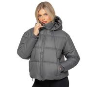 Enzo | Womens Puffer Jacket - Grey / M