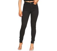 Enzo | Womens Skinny Stretch Denim Jeans - Black / 18