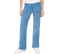 Enzo | Womens Wide Leg Jeans - Light Blue / 10 / Regular