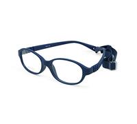EnzoDate Boy Glasses Frame with Strap Size 50/16 One-piece No Screw Safe,Bendable Girls Flexible Eyeglasses, Optical Children Glasses.For Ages 9+y