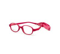 EnzoDate Children Glasses Frame Size 41mm No Screw, One-piece Optical Baby Eyewear with Strap Cord, Kids Eyeglasses, Safe Boys Girls Glasses Frame (rose)