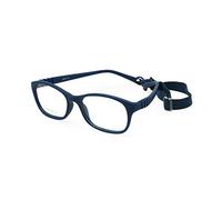 EnzoDate Children Optical Glasses Frame with Strap Size 48, One-piece Kids Glasses with Cord, No Screw Flexible Girls Boys Glasses