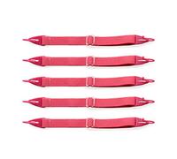 EnzoDate Kids Glasses Strap, Children Eyeglasses Cord, Sports Eyewear Head Band Retainer (5pcs Per Package) (rose)
