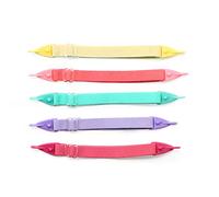 EnzoDate Kids Glasses Strap, Children Eyeglasses Cord, Sports Eyewear Head Band Retainer (5pcs Per Package) (girls mixed colors)