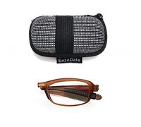 EnzoDate Mini Folding Reading Glasses with Case +1.0 to +3.5 Foldable Pocket Reader