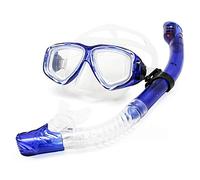 EnzoDate Optical Diving Gear Kit Myopia Snorkel Set, Different Strength for Each Eye, Nearsighted Dry Top Scuba Mask