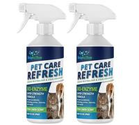 EnzyActive Pet ReFresh 500ml - Odour Neutraliser & Stain Preventer for Pet Bedding, Sofas, Mattresses, Crates, Kennels, Enclosures, Pet bed, Cage & Upholstery (Pack of 2)