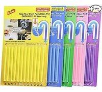 Enzymatic Drain Cleaner Sticks - Deodorizer and Unblocker for Kitchen Sink, Bathroom Toilet, Sewer - Keeps Pipes Clear, 100% Natural Degradation, 60pcs