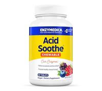 ENZYMEDICA - Acid Soothe (60 Chewable Tablets) | Berry Flavour | Digestive Support Enzymes Supplements | Digestive Enzymes Blend for Acid Reflux and Heartburn, Nutrient Supplements, Vegan
