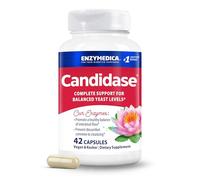 Enzymedica Candidase, Candida Cleanse Support with Cellulase & Protease Enzymes, Yeast Balance & Gut Microbiome Supplement, Gentle Formula, 42 Vegan Capsules, Gluten-Free, SOYA-Free, Non-GMO