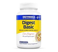 Enzymedica Digest Basic, Essential Digestive Enzymes for Everyday Meals, Helps Break Down Protein, Carbs and Fats, 180 Vegan Capsules, High Dose, SOYA Free, Vegetarian, Gluten Free, Non-GMO