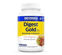 Enzymedica Digest Gold, High Potency Digestive Enzymes with ATPro, Supports Digestion of Fats, Protein, Carbs and Fibre, Helps with Occasional Bloating, 240 Vegan Capsules, Gluten Free, Non-GMO