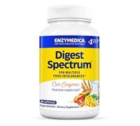 Enzymedica Digest Spectrum, Digestive Enzymes for Multiple Food Intolerances, Broad Spectrum 13 Enzyme Blend, High Potency, 30 Vegan Capsules, Gluten-Free, Soy-Free, Non-GMO