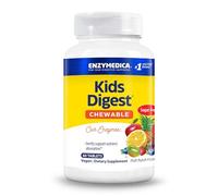 ENZYMEDICA - Kids Digest (60 Chewable Tablets) | Fruit Punch Flavour | Digestive Enzymes Supplement | Digestive Enzyme Blend for Children, Nutrient Supplement, Gut Health Supplement, Vegan, Dairy Free