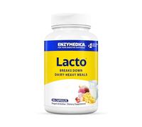 Enzymedica Lacto, Maximum Strength Lactose Digestive Enzymes for Dairy Intolerance, with Lactase for Lactose and Protease for Casein, 90 Vegan Capsules, Kosher, Gluten Free, SOYA Free, Non-GMO