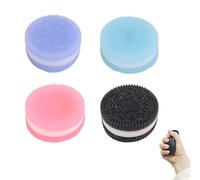 EOAMGO 4Pcs Taba Squishy, Fufu Squishy, Biscuit Stress Relief Toy, Stress Relief Desk Toy