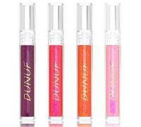 EOAMGO Lip Oil, Lipgloss Set for Girls Teenage Kids Women, 4PCS Hydrating Fruit Flavored Lip Glosses, Plumping Fat Oil Glitter Lipgloss Kit, Birthday Christmas Xmas Gift for Teenage Girls Women